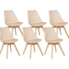 Lot de 6 chaises "Baya"