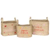 Lot de 3 paniers enfant "Neree"