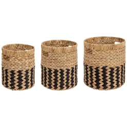 Lot de 3 paniers "Olive"