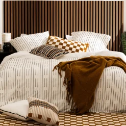 Lot de 2 panneaux décoratifs tasseaux bois Colva