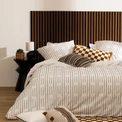 Lot de 3 panneaux décoratifs tasseaux bois Colva