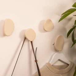 Lot de 4 patères organiques "Karen"