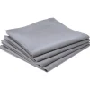 Lot de 4 serviettes de table, coton