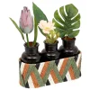 Lot de 3 soliflores "Koni"