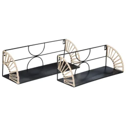 Lot de 2 étagères "Mileva"