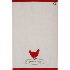 Lot de 2 torchons coton