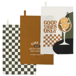 Lot de 3 torchons "Helu"