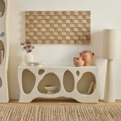 Meuble bas 4 étagères "Chesni"