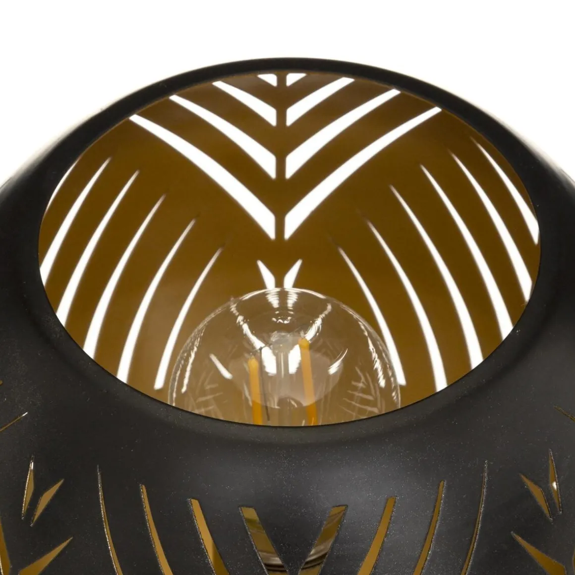 Photophore boule LED métal