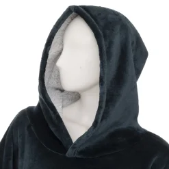 Plaid à manches capuche