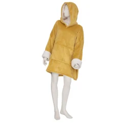 Plaid à manches capuche