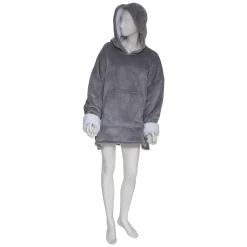 Plaid à manches capuche