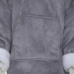 Plaid à manches capuche