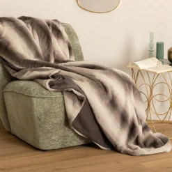 Plaid "Grizzli" fausse fourrure