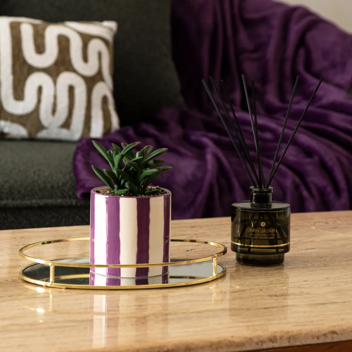 Plante artificielle "Deep Purple"