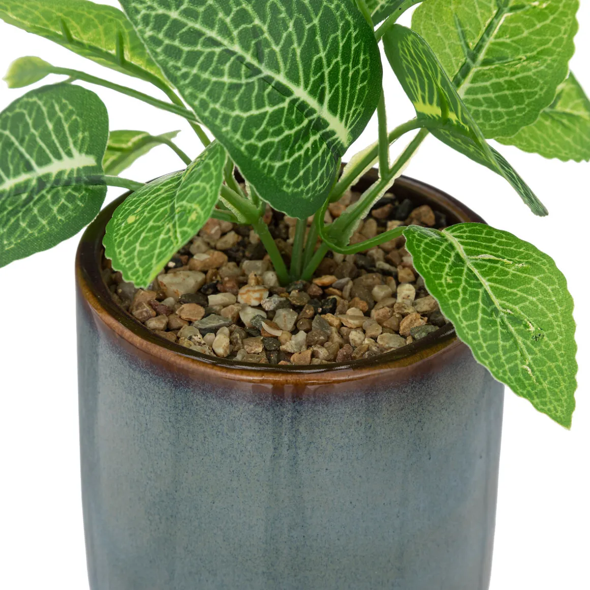 Plante artificielle, pot céramique