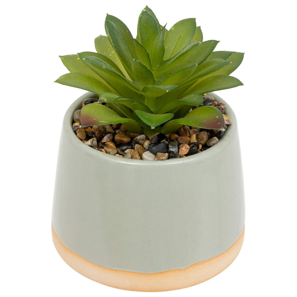Plante artificielle, pot céramique