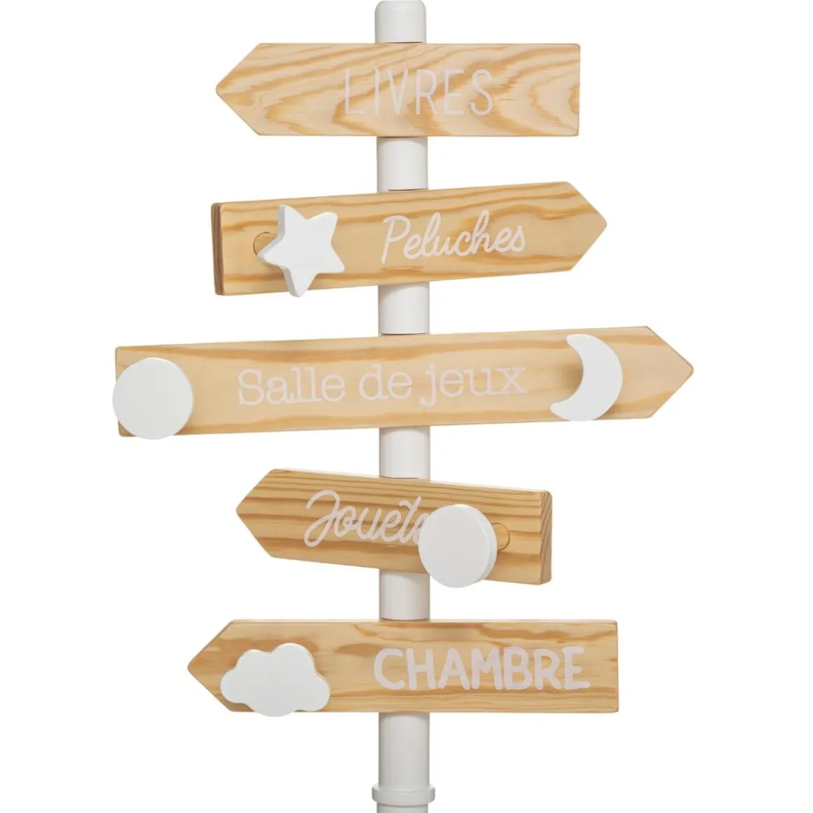 Porte-manteau enfant "Pancarte"