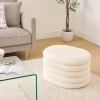 Pouf coffre bouclette "Giulia"