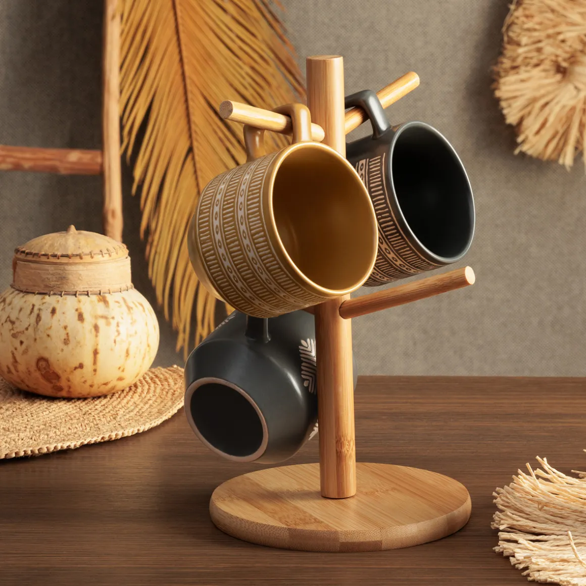 Rack 4 mugs "Inuit Dreams"