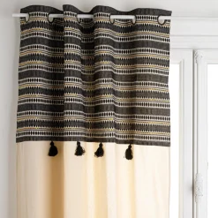 Rideau "Delhi", motifs jacquard