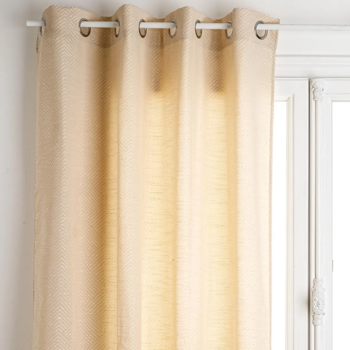 Rideau "Géom", motifs jacquard