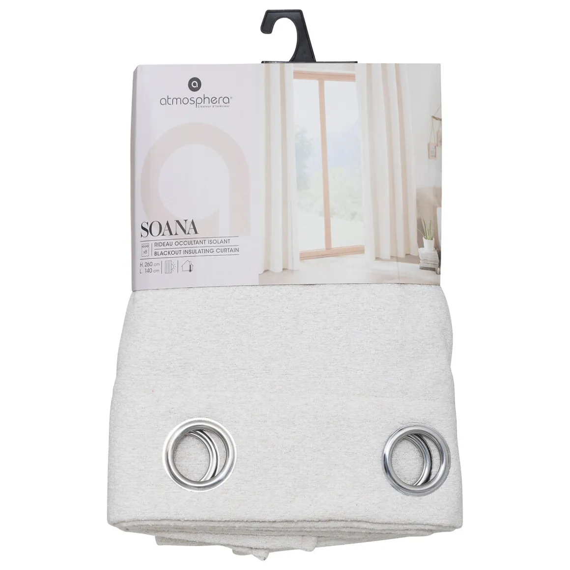 Rideau isolant/occultant "Soana"