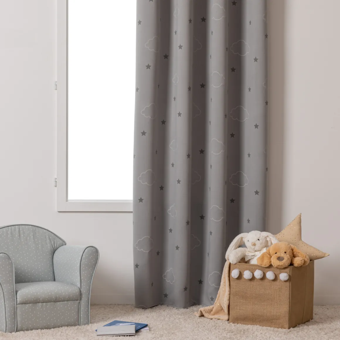 Rideau occultant enfant "Nuage"