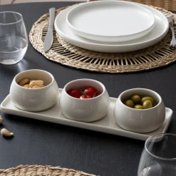 Service apéritif 4 pièces "Nora"