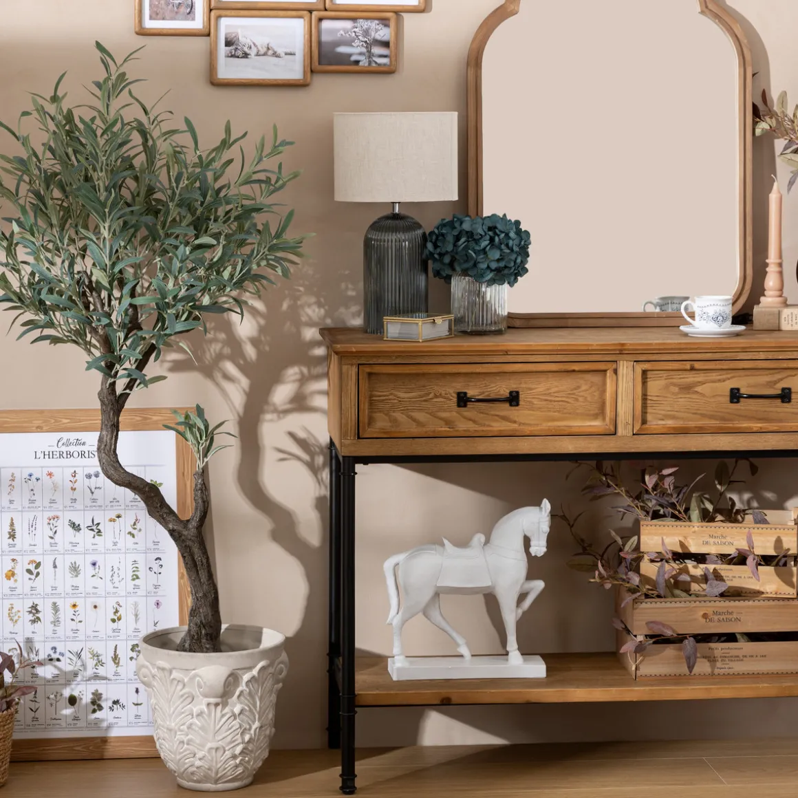 Set de 2 cache-pots "Little cottage"