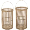 Set de 2 lanternes, bambou