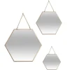Set de 3 miroirs "Leny"