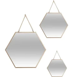 Set de 3 miroirs "Leny"