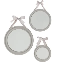 Set de 3 miroirs ronds "Alexia"