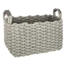 Set de 3 paniers à anses rectangulaires