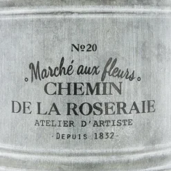 Set de 2 seaux métal