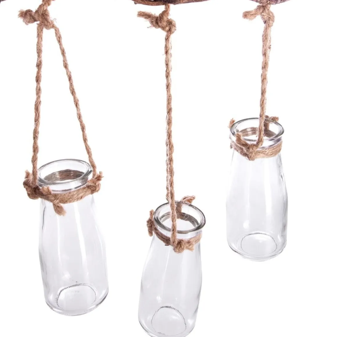 Set de 5 soliflores suspendus, verre
