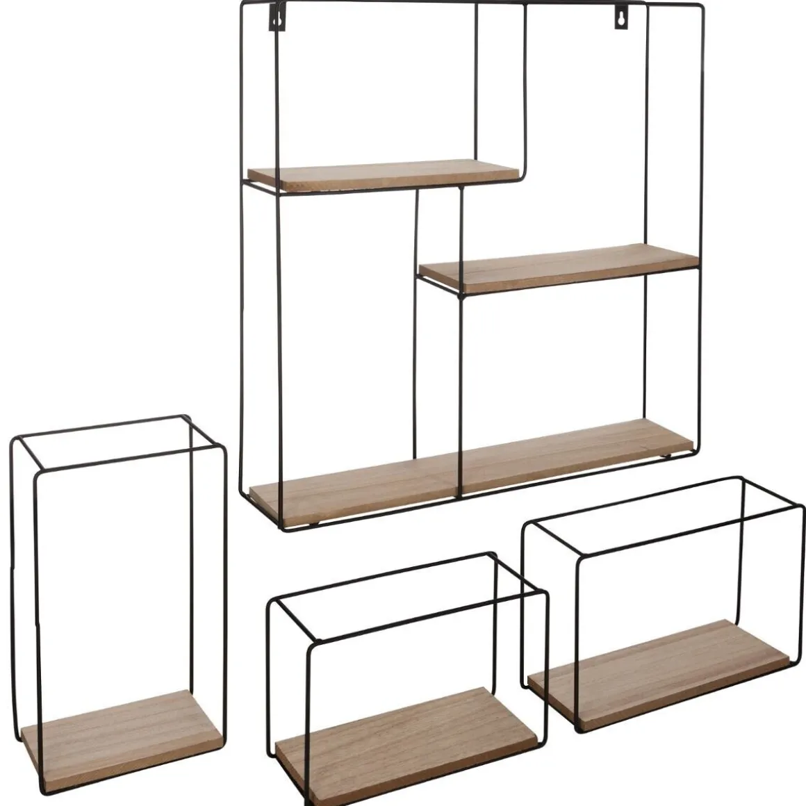 Set de 4 étagères murales "Ally"