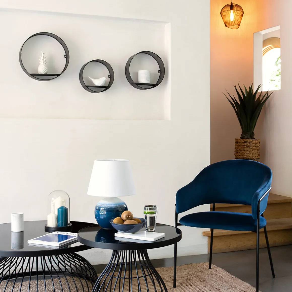 Set de 3 étagères murales "Juni"