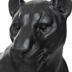 Statuette léopard couché