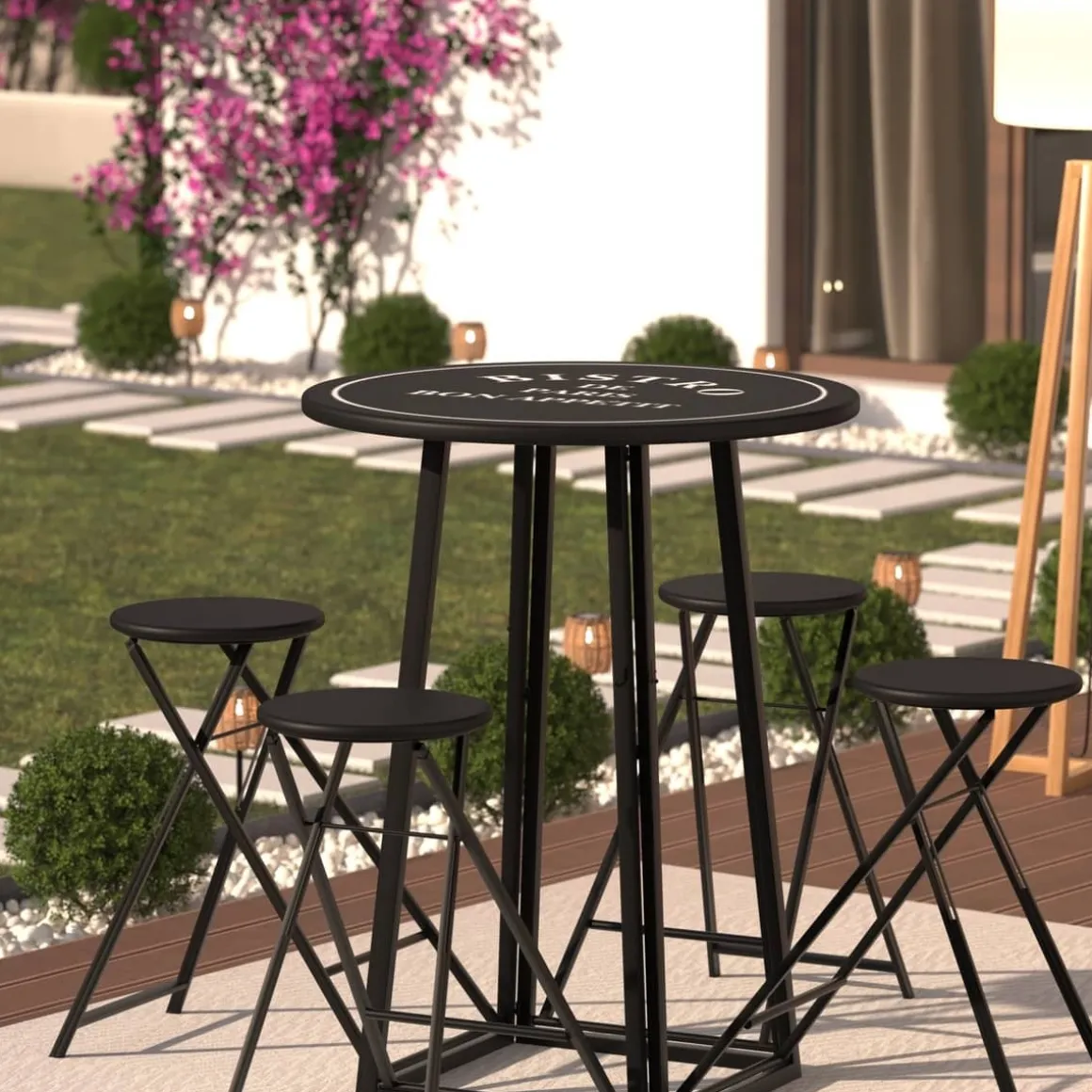 Table 4 chaises d'extérieur