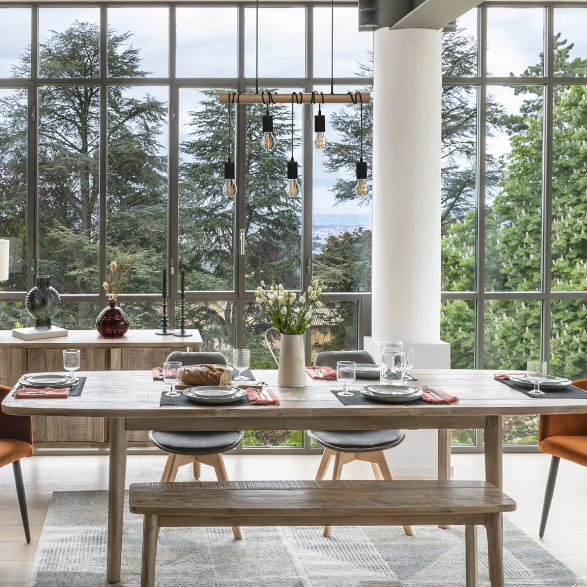 Table à manger extensible "Banila"