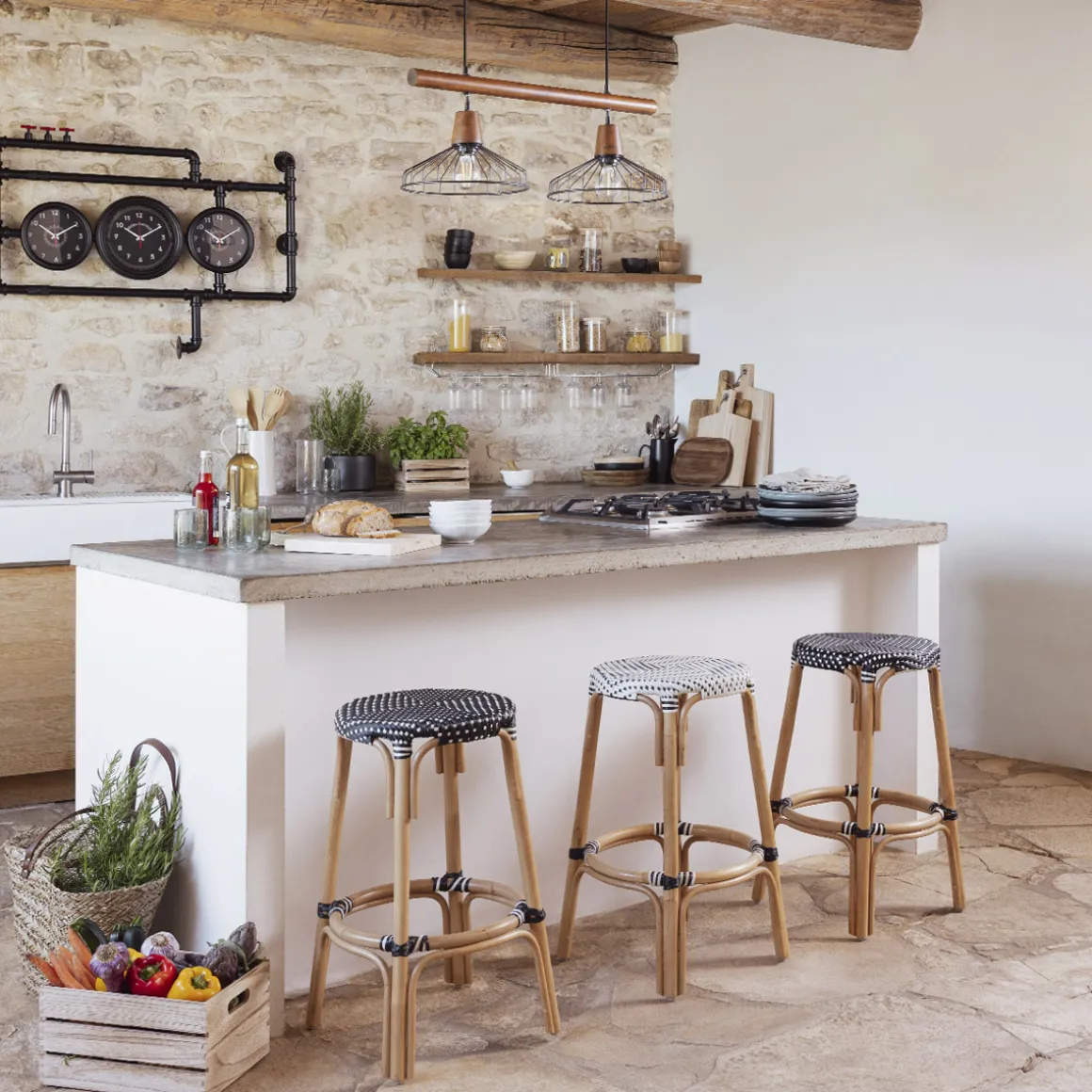 Tabouret de bar "Trecia"