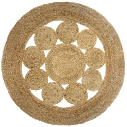 Tapis ajouré "Esra", jute