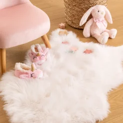 Tapis enfant fausse fourrure