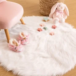 Tapis enfant fausse fourrure