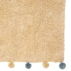 Tapis enfant, pompons