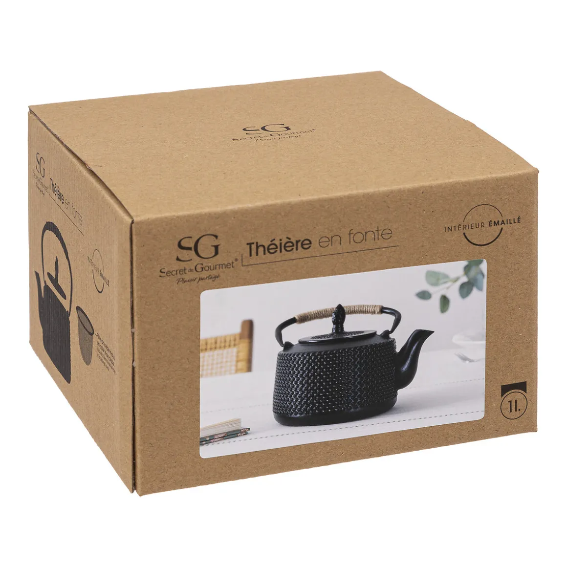 Théière en fonte "Flora"