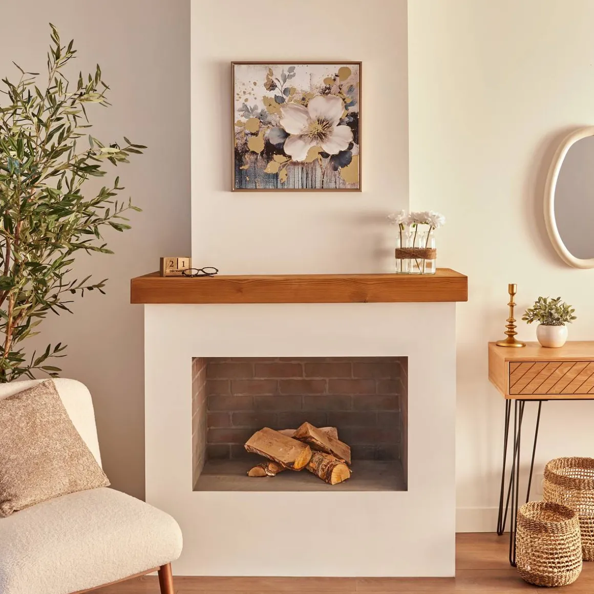 Toile imprimée encadrée "Jiho"