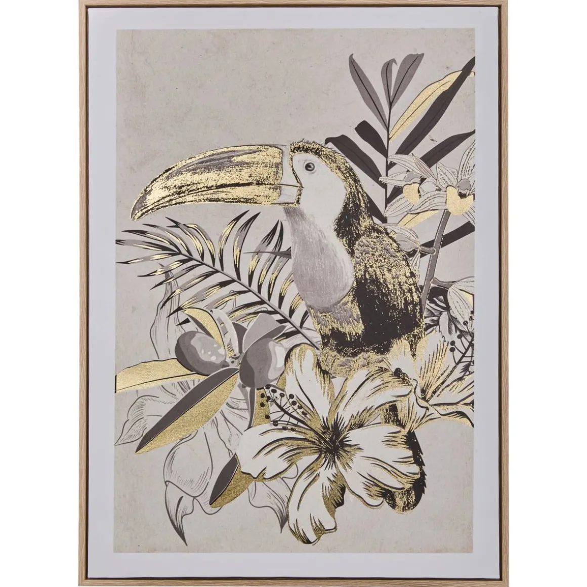 Toile imprimée encadrée "Rafi"